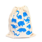 2 Sides Promotional Gift Bags Cotton Drawstring Backpacks ISO9001 Certification