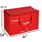 Zipped Promotional Cooler Bags  In Non Woven And 2Mm Aluminum Epe