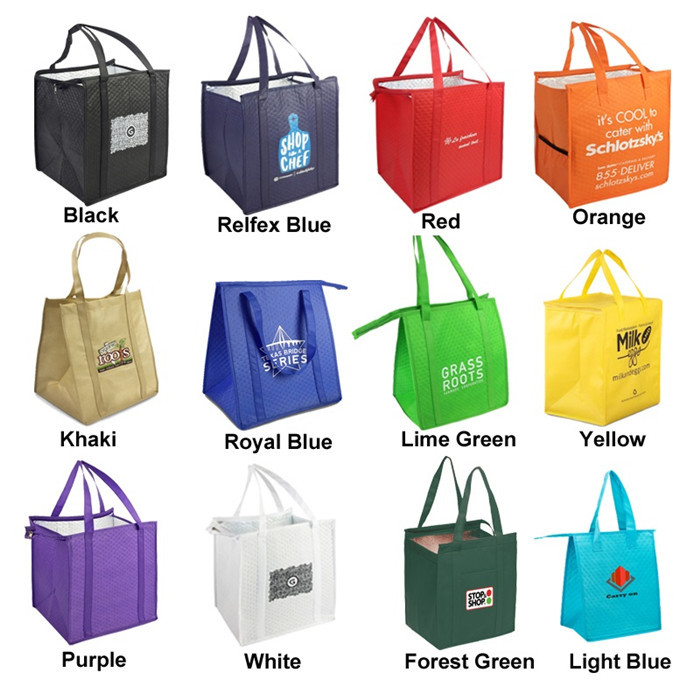 35*22*30 CM Size Insulated Picnic Bag Non Woven With 2Mm Aluminum EPE