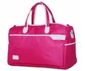 Customizable Black / Blue / Pink Small Sport Duffel Bags Portable Polyester