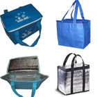 Dark Blue Lunch Box Insulated Cooler Bags For Men , 2mm Aluminium EPE Inside