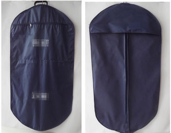 Classic Polyester Waterproof Suit Garment Bags / Dustproof Garment Cover Bag