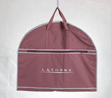 Colored Foldable Suit Protector Garment Bag With Buttons And Webbing Handles