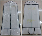 Non Woven Handle Long Hanging Clothes Garment Bags Collapsible Silk Screen Printing