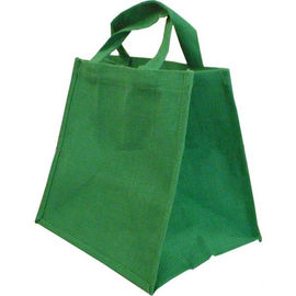 Reusable Non Woven Carry Bags Promotional Gift Totes in Green Purple