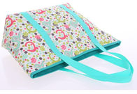 Custom Printed Tote Bags Reusable Polyester Handbag for Womens
