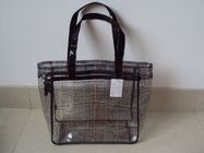 Eco Friendly PVC Transparent Ladies Tote Bags With Stylish Imprint