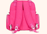 Polyester Cute Baby Diaper Backpack  Rose Color Eco Friendly Advantage