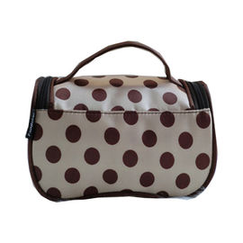 Custommizable Reusable Travel Cosmetic Bags And Cases with Dots Printed