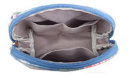Custom PVC Leather Cosmetic Bag ,  SGS Stylish Makeup Bag For Girls