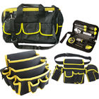 Black and Yellow Heavy Duty Tool Bag For Electrical / Garden / Networking