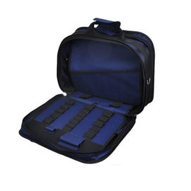 Portable Multifunctional Electrician Tool Bag , Small Tool Bag Black and Blue