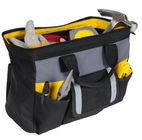 Heavy Duty Kit Black Electrician Tool Bag , Large Tool Tote Bag 50*40*30 cm Size