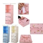 Household  Clothing Non Woven Storage Boxes with Lid Large Pink Essential