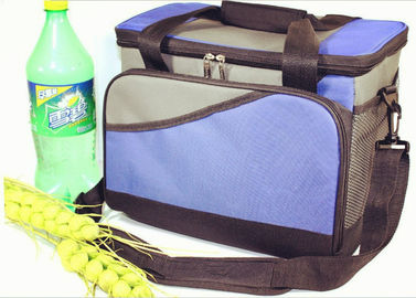 Disposable Blue Cooler Insulated picnic bag Lunch Bags OEM / ODM For Men