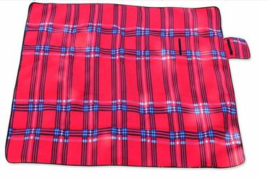 Red Outdoor Camping Mat Waterproof Picnic Blanket Polyester Sponge Material