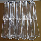 PVC Extra Long Garment Bag Colored Non Woven for bridal Wedding Gown