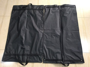 Clips Suit Garment Bag Travel Black Peva Printed Webbing Handles 100*60 cm Size