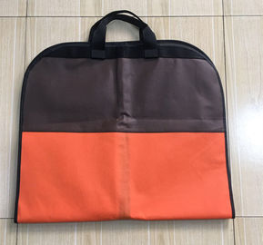 Handle Suit Garment Bag Travel Colored Non Woven Printed With Clips 115*60 cm Size