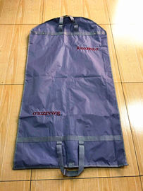 Luxury Fold Up Garment Bag  200D Polyester Embroider Webbing Handled