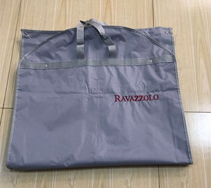 Luxury Fold Up Garment Bag  200D Polyester Embroider Webbing Handled