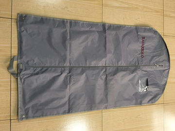 Luxury Fold Up Garment Bag  200D Polyester Embroider Webbing Handled