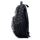 Heavy Duty  Laptop Outdoor Sports Backpack Printed Polyester Leisure For Students