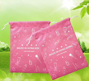 Advertising Promotional Gift Bags , 210D Polyester Drawstring Bag