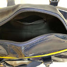 PVC mirror leather lacquered leather split off shoulder bag travel bag shopping bag gym bag