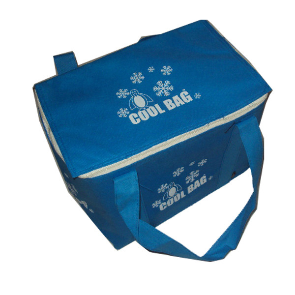 Dark Blue Lunch Box Insulated Cooler Bags For Men , 2mm Aluminium EPE Inside