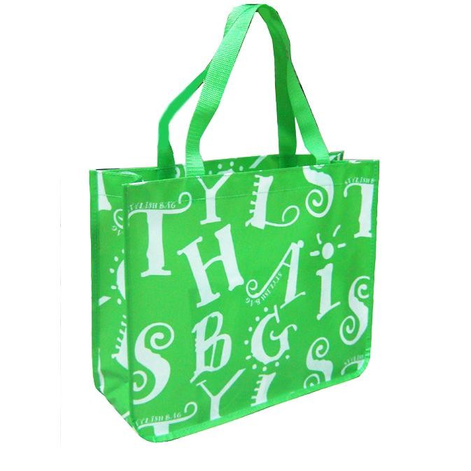 Custom Printed Lamination Non Woven Shopping Bag Personalized Beach Bags,