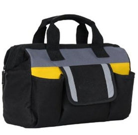 Heavy Duty Kit Black Electrician Tool Bag , Large Tool Tote Bag 50*40*30 cm Size
