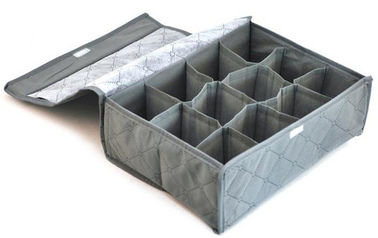 PP Non Woven Clothes Storage Boxes / Underwear Storage Organizer 12 Compartment