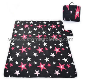 Portable Picnic Mat Outdoor Leisure Popular Fashion Blanket Black Blue