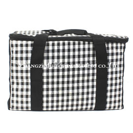 Tartan Designinsulated Cooler Bags / Disposal Lunch For Picnic ISO9001 Certification